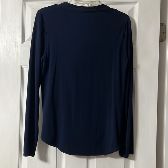 WHBM Double Layer Surplice Top -EUC Size Medium - Picture 2 of 4